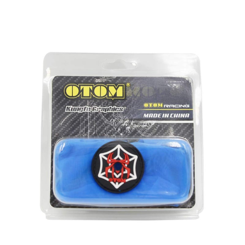 OTOM Universal Motorcycle Air Filter Dustproof Sand Cover Engine Cleaning Air Filter Wrap Fit for dirt bike (Blue)â€¦ - Image 3